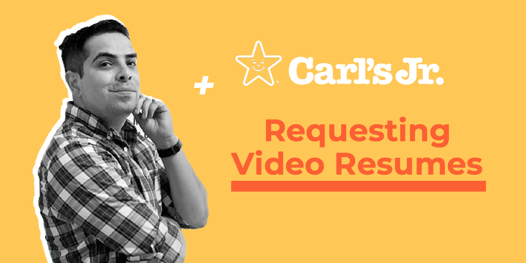 carls jr webinar with video resumes