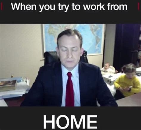 (meme) Working from home