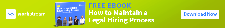 Workstream free eBook on the Ultimate Guide to maintaining a legal hiring process in 2020 eeoc
