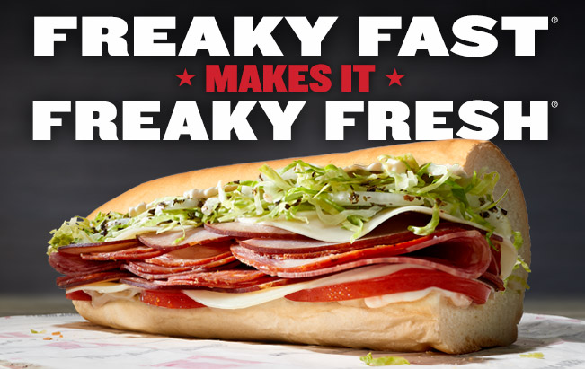 jimmy johns freaky fresh and freaky fast campaign