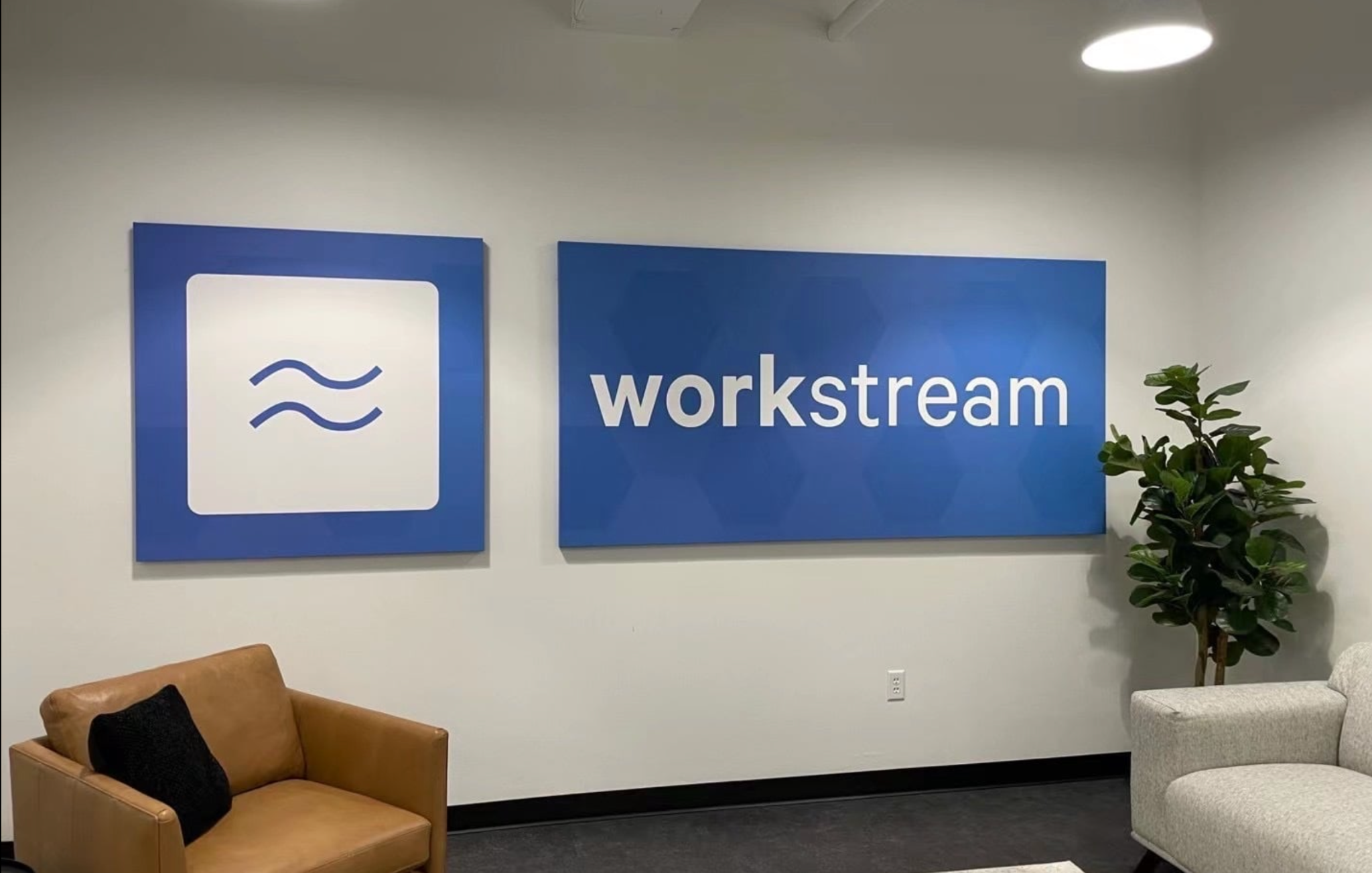 workstream banner in utah office